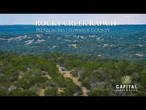 Rocky Creek Ranch | 192.52± Acres for sale in Edwards County, TX